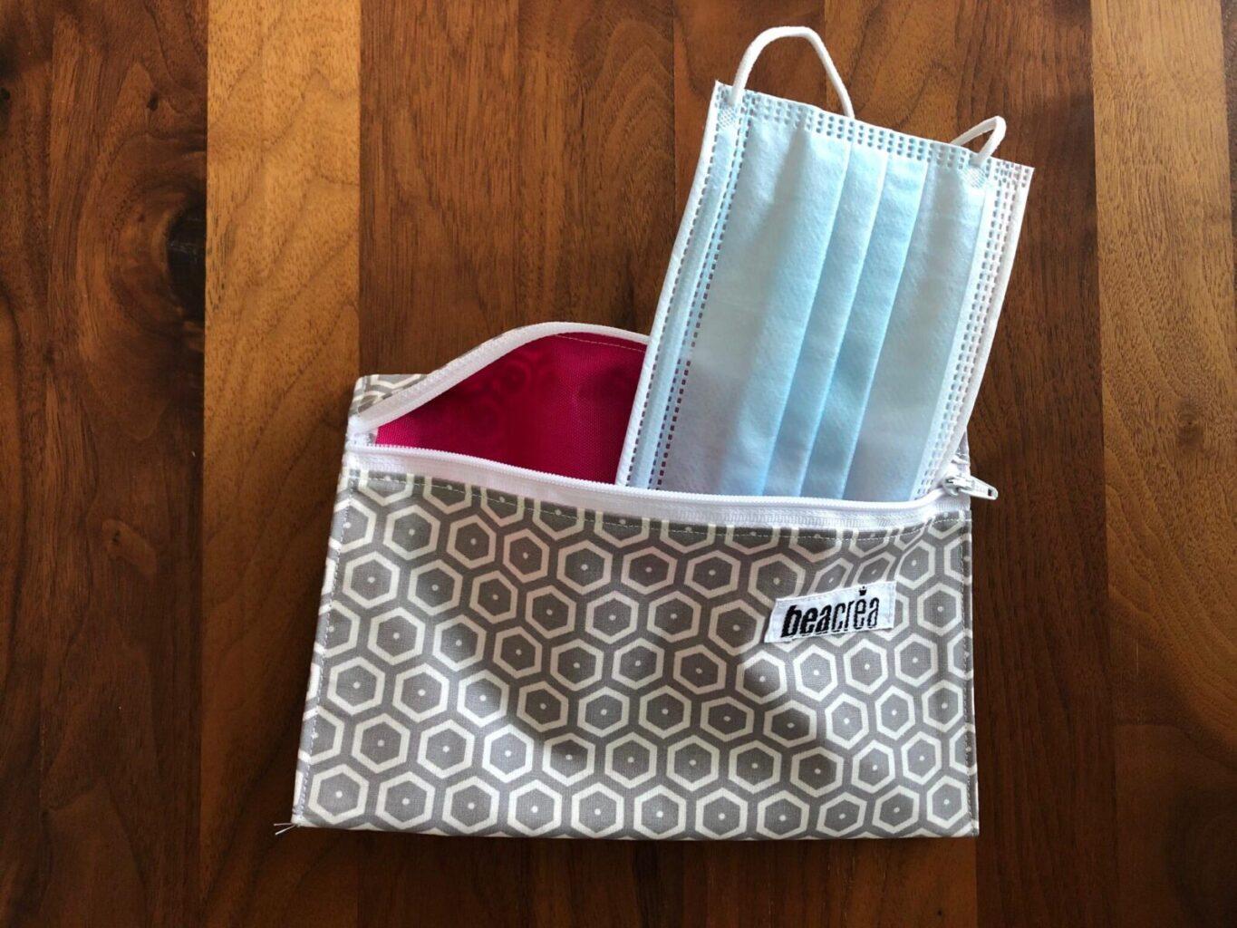 Unique Mask Pouch by BeaCrea Design