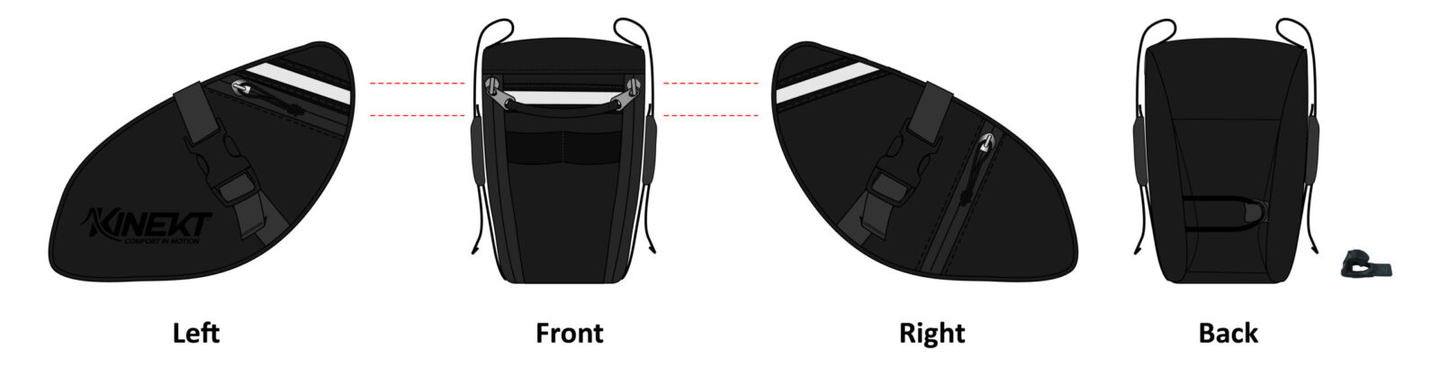 Kinekt Saddle Bag Sketch