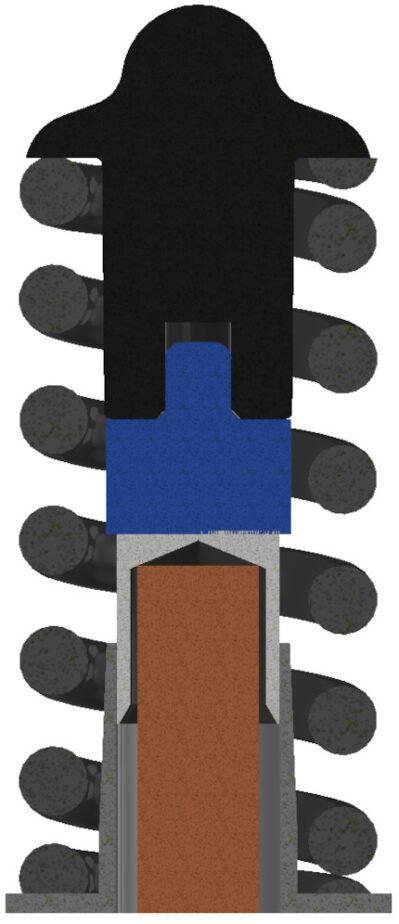 Kinekt Stem Performance Damper Kit Internal cut away